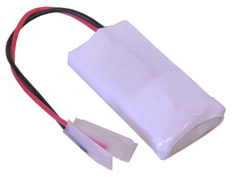 Polymer Li-Ion Battery Pack: 7.4V 400 MAh (47x24x12 Mm) With Prewired PCB