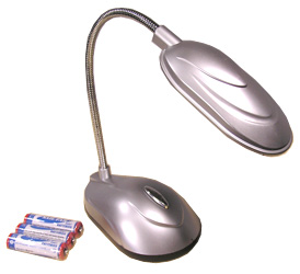 Adjustable Neck 16 LEDs Reading Lamp W/ 3 PCs AAA Battery