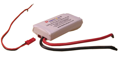 Polymer Li-Ion Pack: 7.4V  1050mAh For RC Airplane 10C (10A) Drain Rate (W/O PCB)