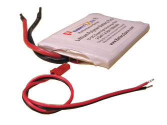 Polymer Li-Ion Pack: 7.4V 1500mAh 10C (15A) Drain Rate