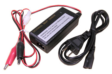 Smart Charger (0.5A) For 7.4 V Li-Ion Battery Pack ( 2 Cells )