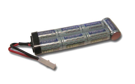 One 8.4V 3300mAh Flat NiMH Battery Pack For AirSoft Rifles / EP Glider