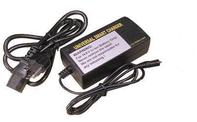 Universal Fast Smart Charger (1.5A) For 11.1V  Li-Ion Battery Pack (3 Cells )