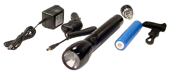 Flashlight: 6V 1.2Ah Aluminum