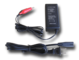 Smart Fast Charger ( 1A) For Any 7.4V Li-ion Battery Pack With Clips