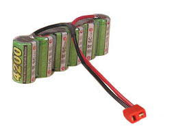 Two 7.2V 4200mAh NiMH S/S Battery Pack For RC Traxxas, 35Amp Rated