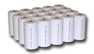 20pcs C Size 3000 MAh NiCd Rechargeable Batteries With Button Top