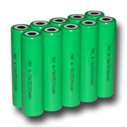 10 Pcs 4/3AF 4200 MAh NiMH Battery