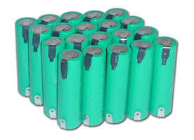 20 Pcs AA 2000mAh NiMH Batteries With Taps