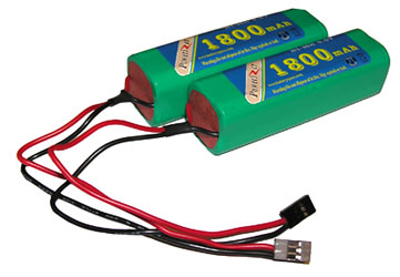 9.6V 1800mAh  NiMH Square Battery Packs For HiTec/ Airtronic