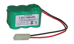 7.2V 1100 MAh NiMH Battery Pack For RC Firebird XL / Zig Zag Racer