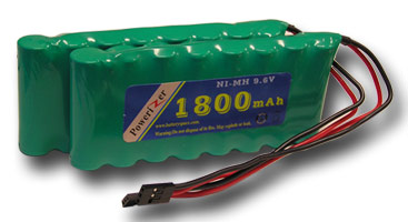 2 Pcs 9.6V 1800 NiNM Tx Batteries For NT8JY Futaba 4NBL/BF/BP