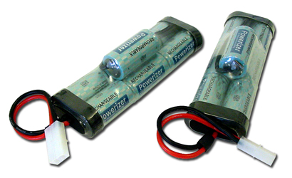 Two 8.4V 3300 MAh Hump Battery Packs For RC Traxxas & Losi Etc